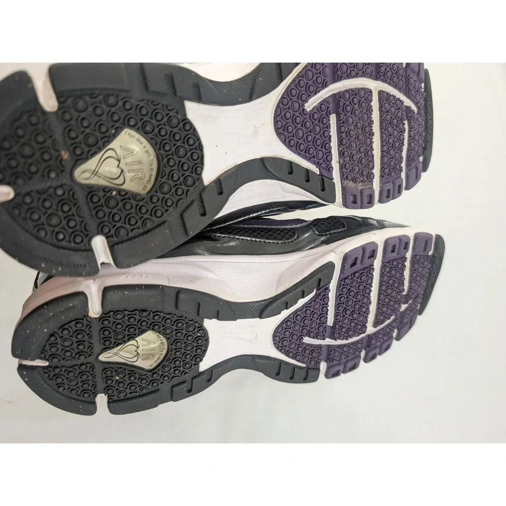 Nike Womens Air Track Star 3 398544-011 US 9 Black.Purple Excellent